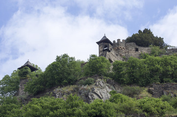 Fototapeta premium Burg Gutenfels bei Kaub, Deutschland