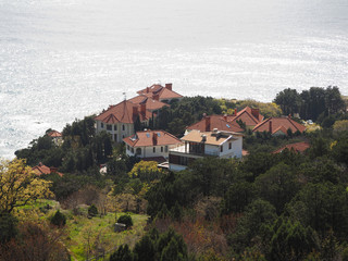 Obraz premium The town on the coast. Crimea