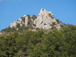 Fototapeta na wymiar Crimean rocks