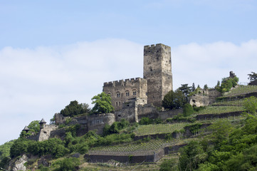 Fototapeta na wymiar Burg Gutenfels bei Kaub, Deutschland