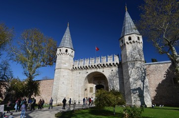 Fototapeta na wymiar Topkapı Palace in Istanbul