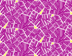 Geometric abstract seamless pattern motif background. Colorful