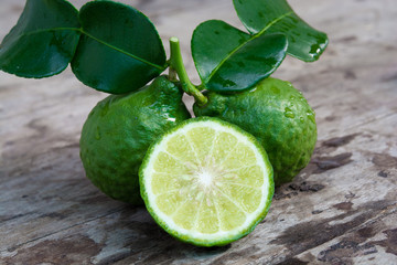 Bergamot on wood table