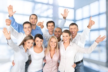 Group Of People, Happiness, Cheerful.