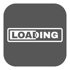 The loading icon. preloader symbol. Flat