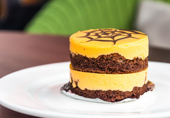 orange and chocolate cake