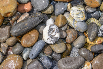Steine am Strand