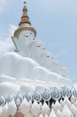 Five reincarnation buddha statue