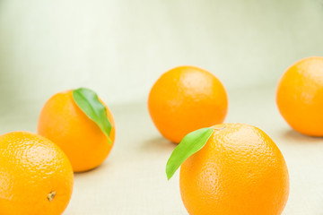 Heap of ripe oranges