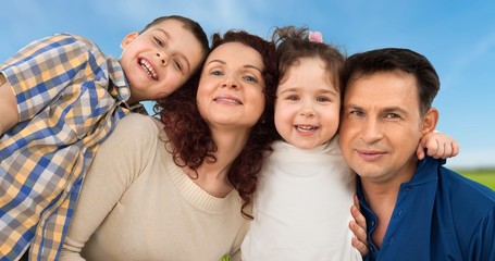 Family, Cheerful, Latin American and Hispanic Ethnicity.