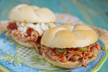 Barbeque Pulled Pork Sandwich 