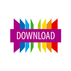 Fototapeta premium vector logo colored sheets for download