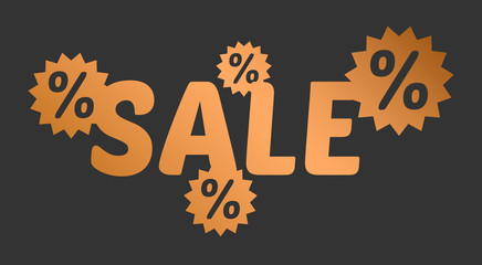 vector sale sign