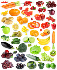 Color fruits and vegetables