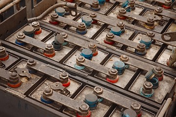 Old batteries