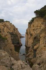 Seascape in Costa brava