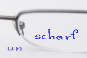 scharf unscharf