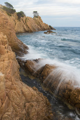 Fototapeta na wymiar Seascape in Costa brava