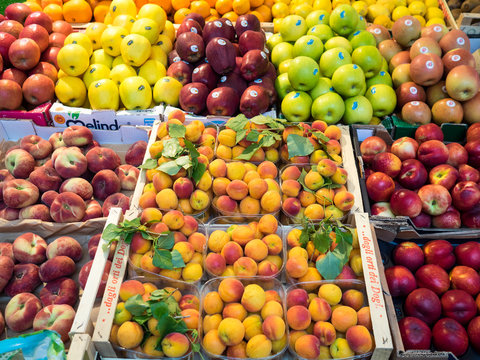 Fruit display at market