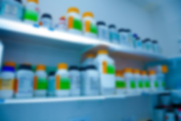Biological laboratory. blurred background