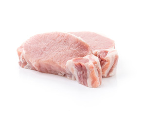 raw meat pork steak
