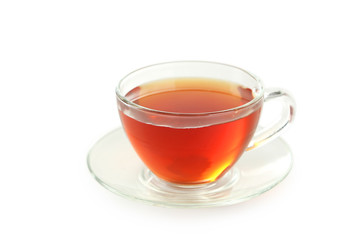 Cup of tea isolated on white