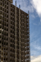 Fototapeta premium ruined skyscraper