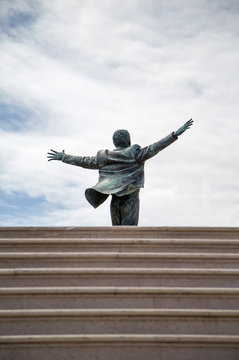 Domenico Modugno Statue in Polignano, Italy