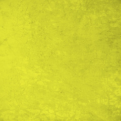 Yellow grunge wall for texture background