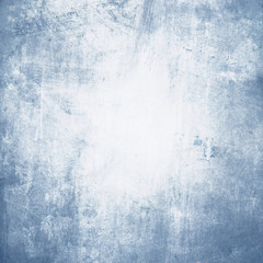 Grunge blue background with space for text