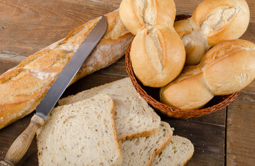 Different types of bread