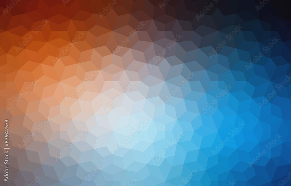 Wall mural abstract two-dimensional colorful background