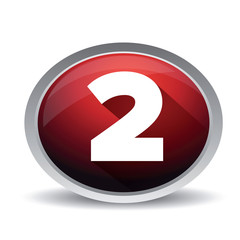 Number two vector button