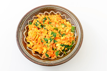沖縄料理のにんじんしりしり