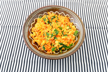 沖縄料理のにんじんしりしり