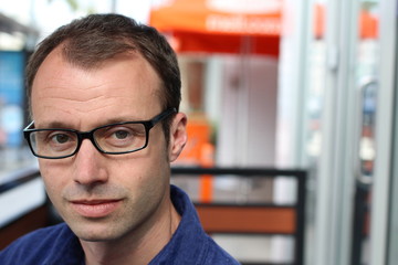 Fototapeta premium Portrait of a mid thirties man 