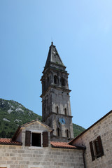 Fototapeta na wymiar Saint Nicholas chatolic church, Perast, Montenegro