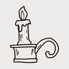 candlestick doodle