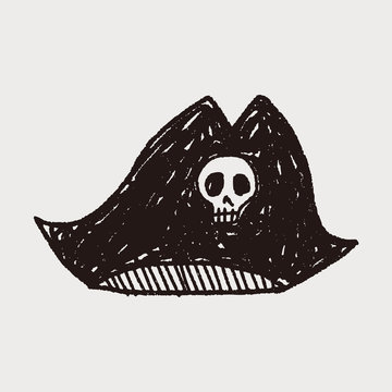 pirate hat doodle