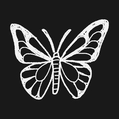 butterfly doodle