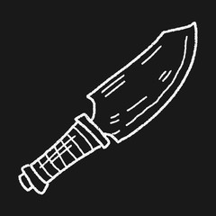 knife doodle
