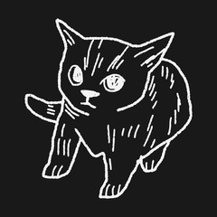 cat doodle drawing
