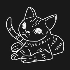 cat doodle drawing