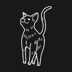cat doodle drawing