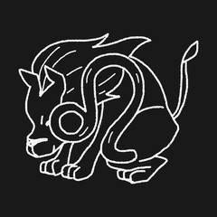 Leo Constellation doodle