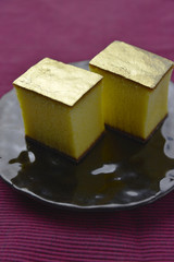 金箔カステラ