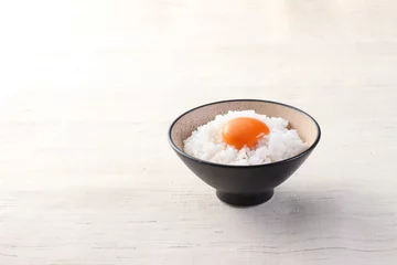 Schilderijen op glas 卵かけご飯 © taa22
