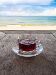 Tea on the beach