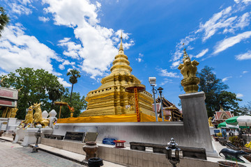 Chiang Mai, Thailand. Wat Phra That Sri Chom Thong Temple.