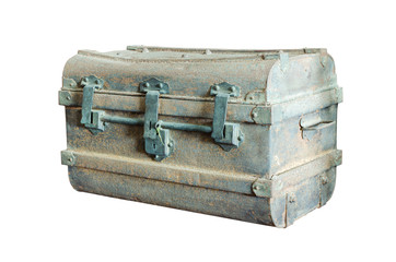 Ancient metal chest